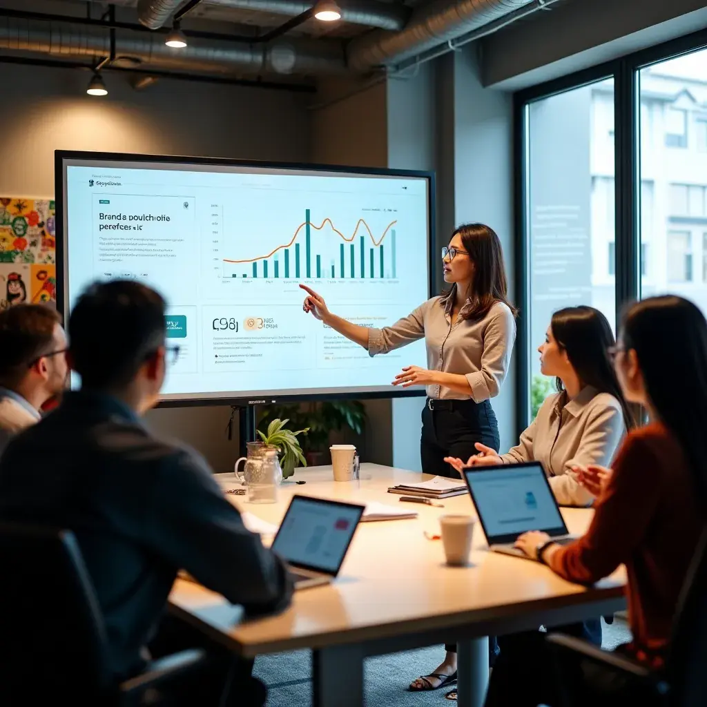 Creative team at work